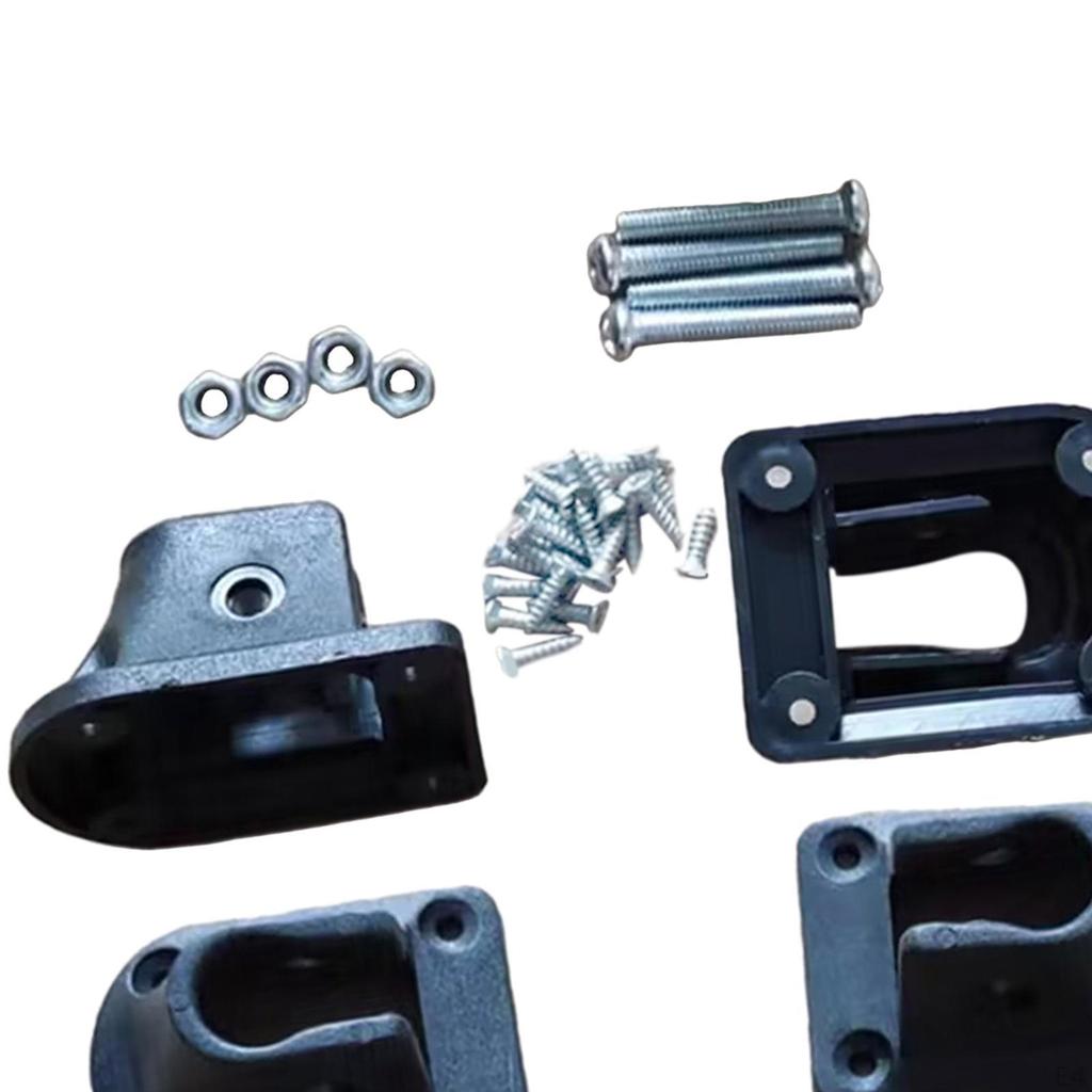 4 Pieces of Folding Lap Desk Leg Brackets for Furniture Repair