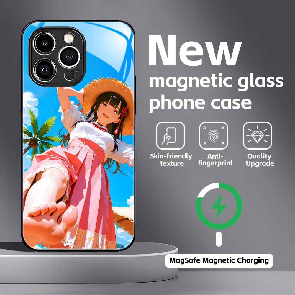 Chained Soldier Phone Case For iPhone17 16 15 14 13 12 11 X XR XS 8 Plus Mini Pro Max Glass Magnetic Case