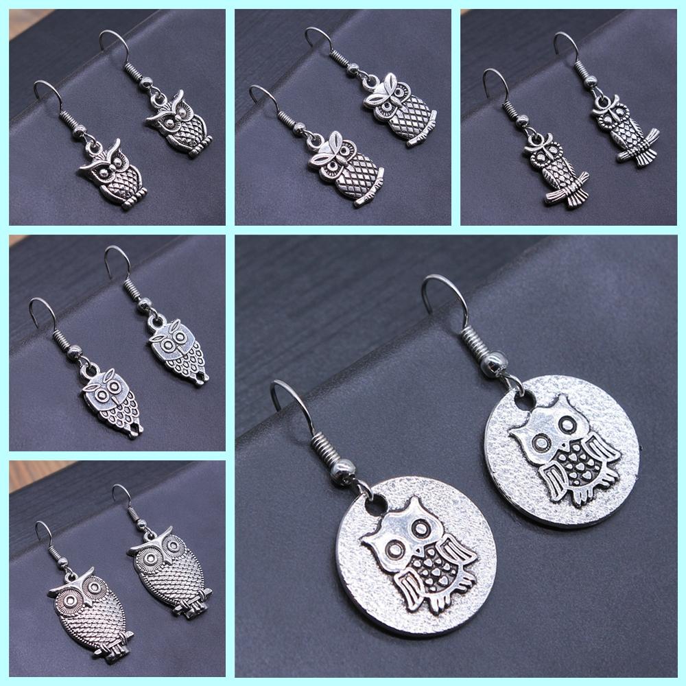 Vintage Women's Jewelry Wholesale Girls Birthday Party Classic Owl Dangle Earring Bohemian StyleEarrings For Women
