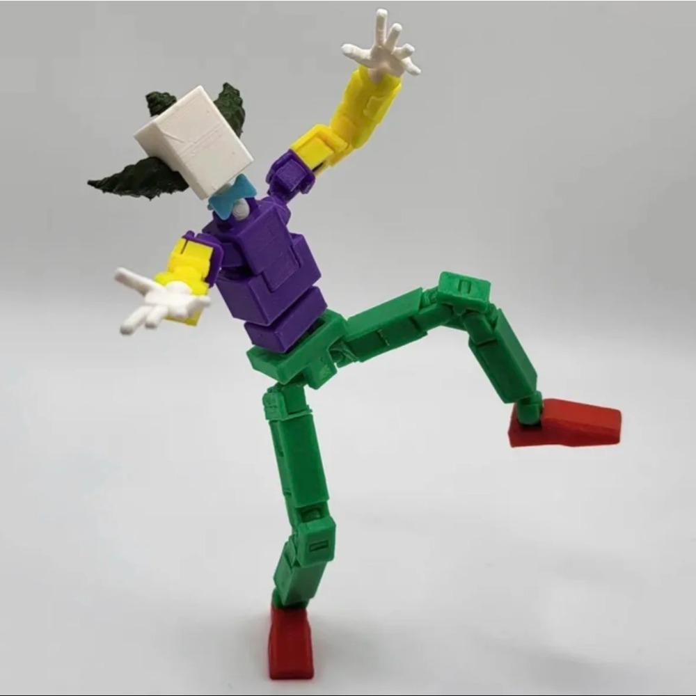 Multi-Jointed Movable Shapeshift Robot Lucky 13 Figure Toys 3D Printed Mannequin Dummy Figure Kids Adults Parent-children Game