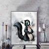 Disney Diamond Painting Bambi and Flowers Watercolor Art Painting Cartoon Diamond Painting Full Diamond Cross Stitch DIY Gift Home Decoration