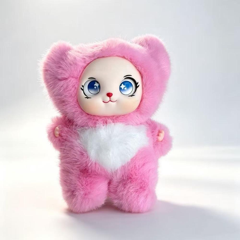 Big Ear Rabbit Plush Keychain Bag Hanging Bunny Plush Doll Pendant Rabbit Doll Figures Car Decor