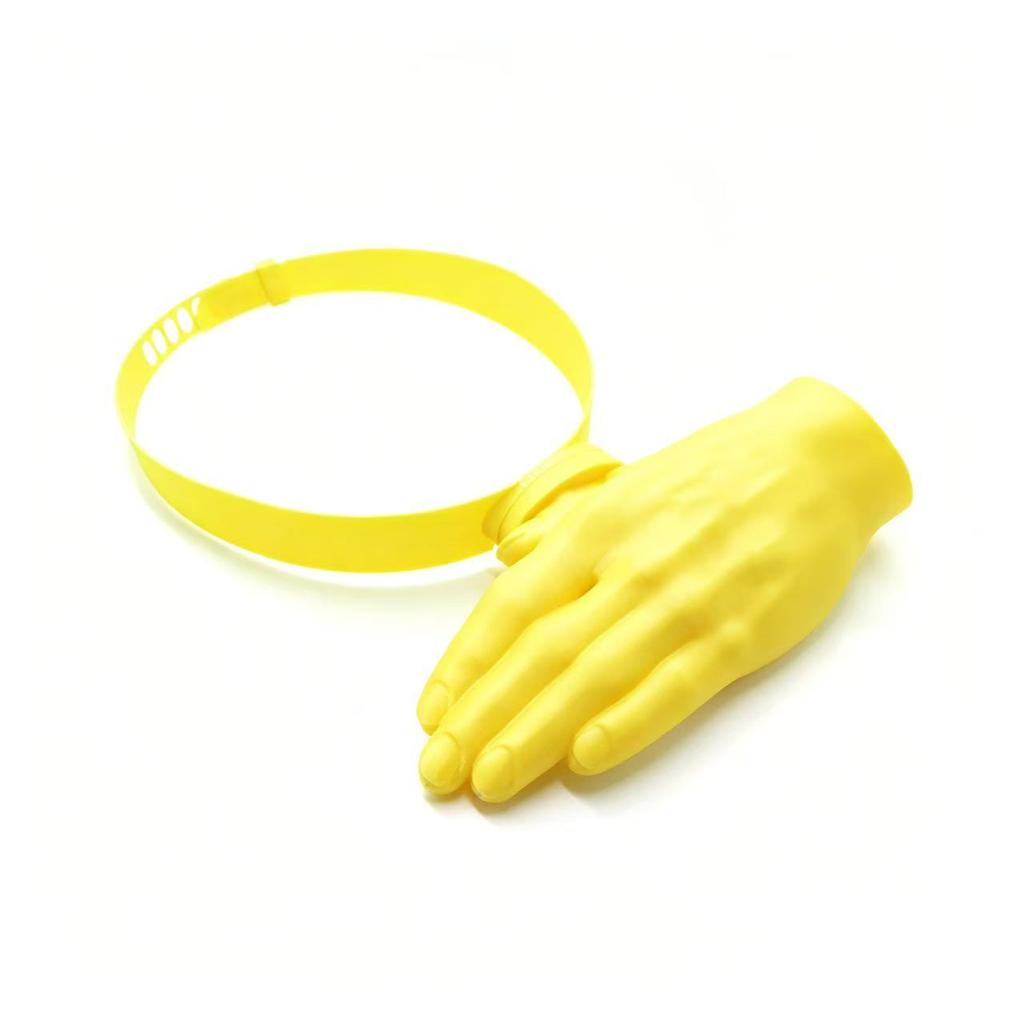Funny Hand Sun Visor Hat Novelty 3D Palm Shape Sunshade Headband Creative Sun Cap for Summer Beach Party Outdoor Unisex Gag Gift