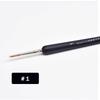 MIKAILAN Wolf Hair Paint Brush Fine Hand-painted Hook Line Pen Round Tip Miniature Brush For Drawing Gouache Oil Painting Brush