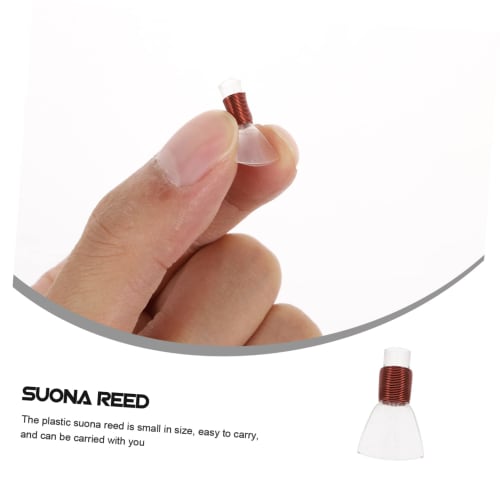 ULDIGI Repair-Free Plastic Suona Reeds, Pack of 10, Musical Instrument Accessories, Smooth Surface, Gentle Tone