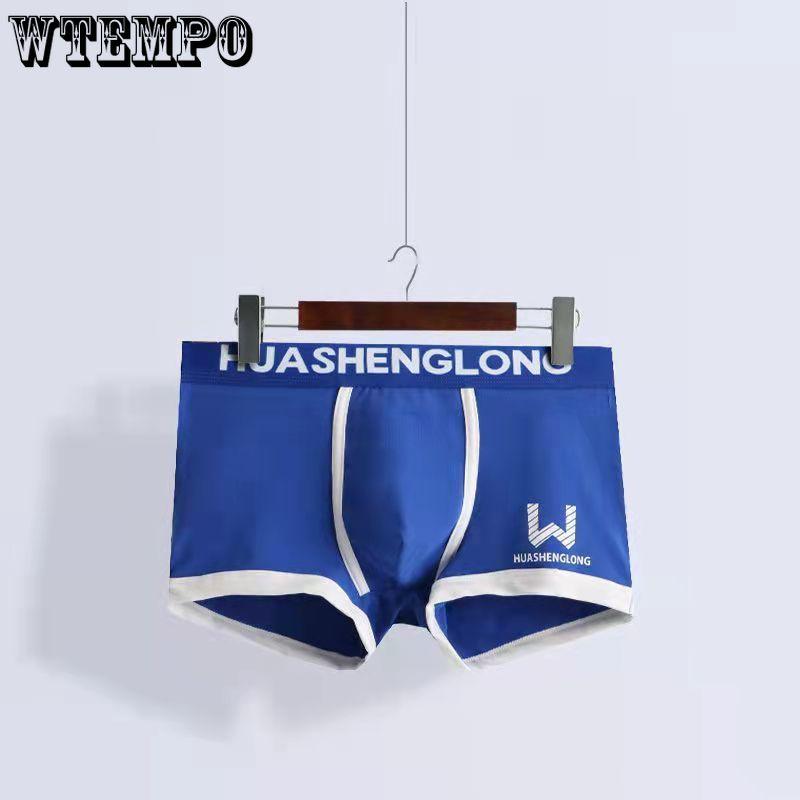 1pc Men's Boxer Shorts Pure Cotton Youth Sports Trendy Cute Boxer Shorts