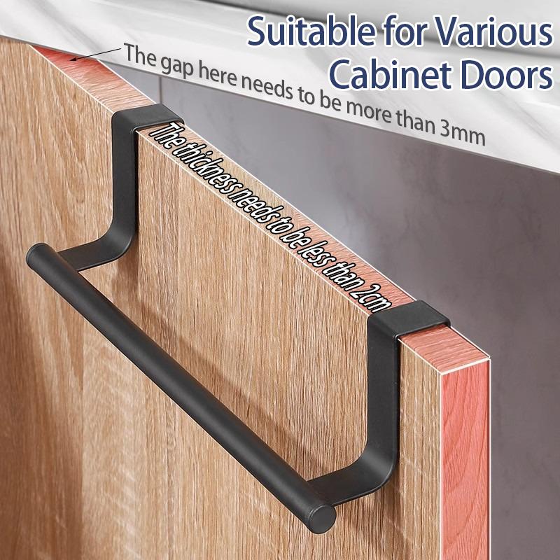 Kitchen Towel Holder Stainless Steel Towel Rack Under Sink Organizer Bathroom Towel Holder Sink Accessories SNJ004