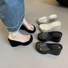 Non-slip Outer Wear Heightening Slippers Niche Design Sense Versatile Lightweight Single Shoes