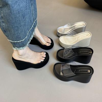 Antislip buitenkleding verhogende pantoffels niche designgevoel veelzijdige lichtgewicht enkele schoenen