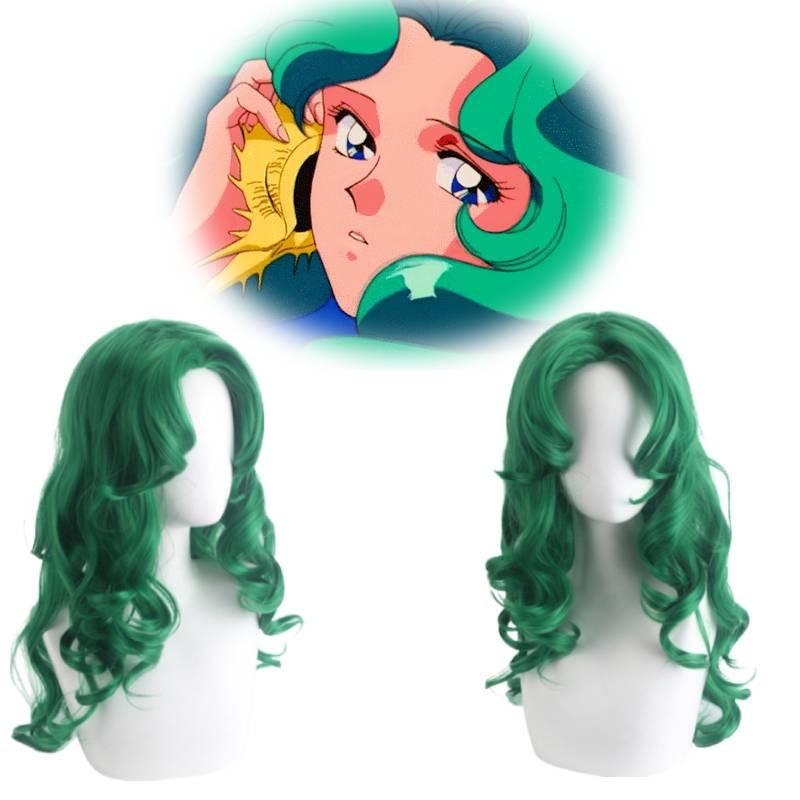 Stunning Kaiou Michiru Cosplay Wig Perfect For Anime Conventions And Halloween Parties