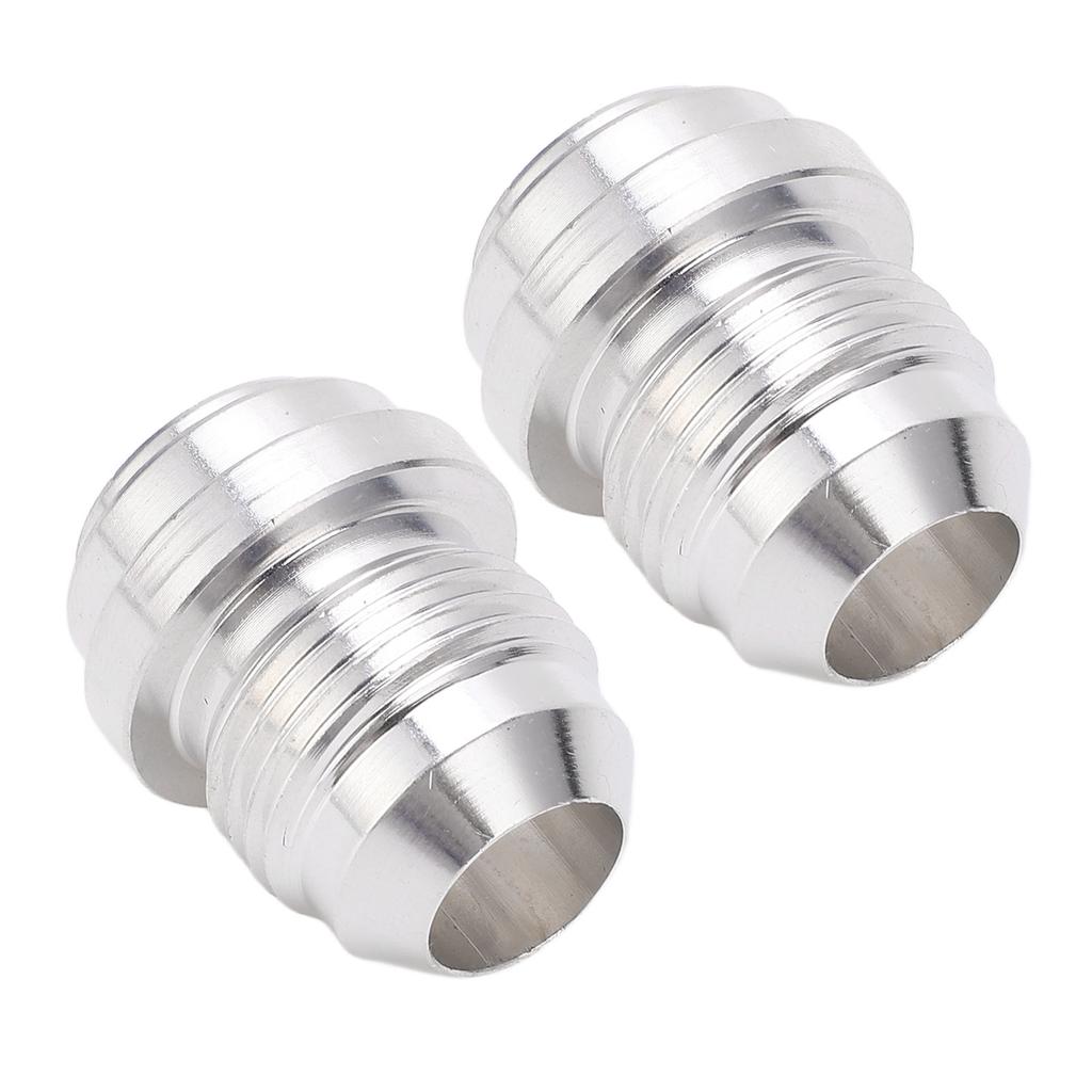2Pcs Male Billet AN8 6061 T6 Aluminum Alloy 8AN Thread Weld In Fitting Bung Fuel System Parts