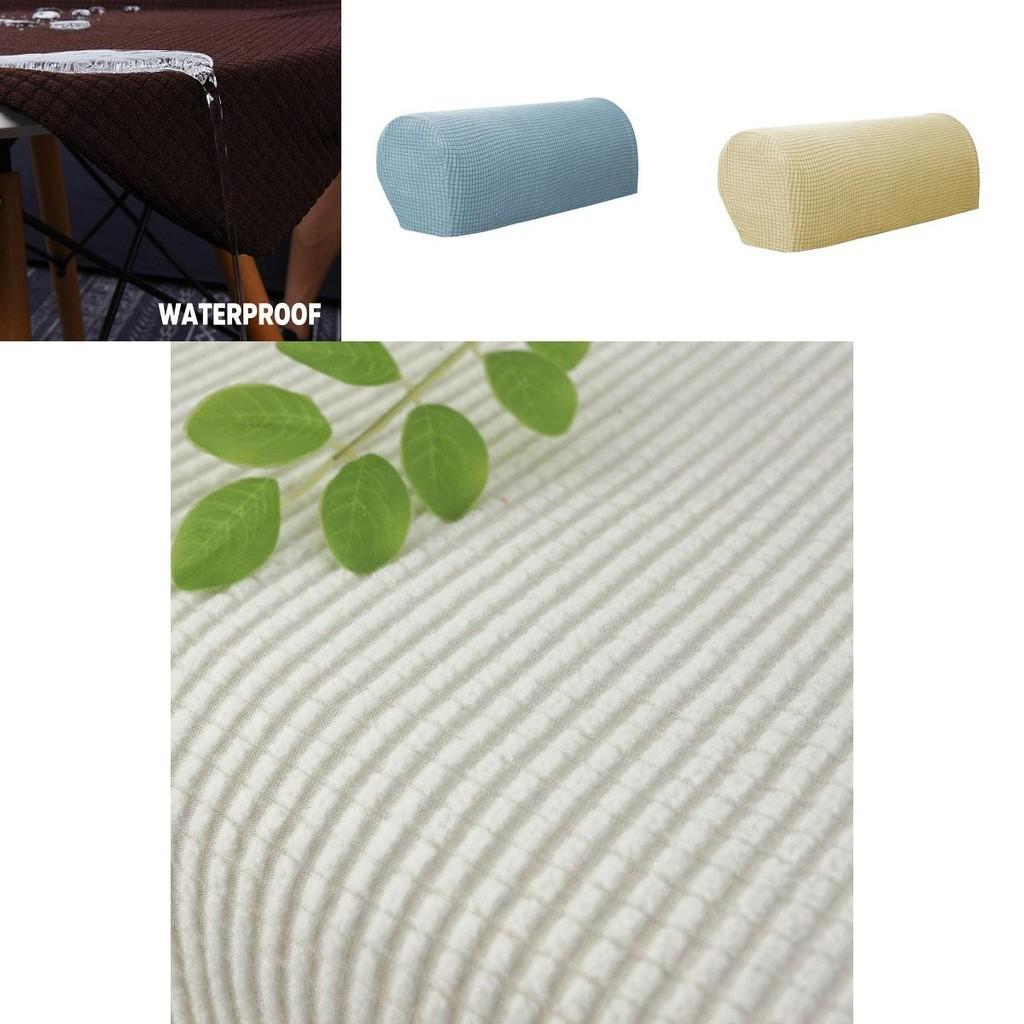 Armrest 2pcs Covers Stretch Set Chair Sofa Arm Protectors Couch Removable Cover