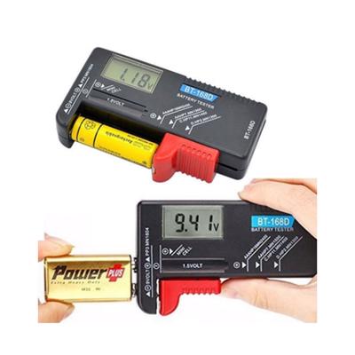 Indikátor nového příjezdu Tester bateriových článků AA AAA C/D 9V Volt Tlačítkový kontroler Huphoon