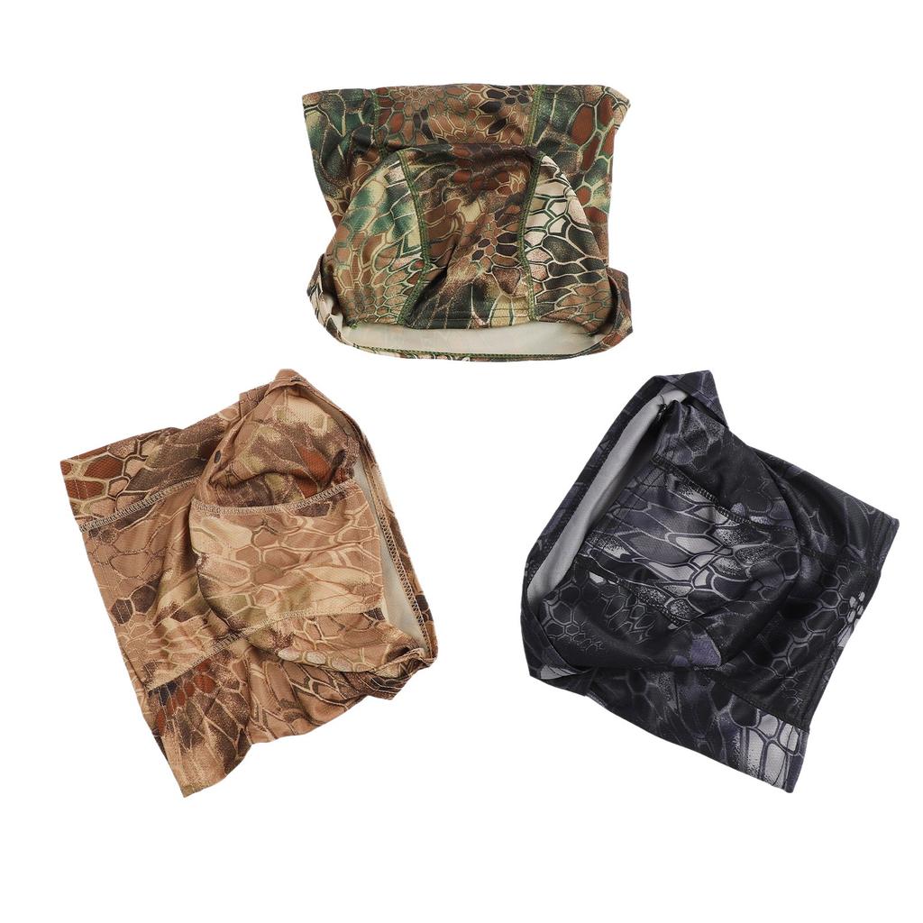 3PCS Riding Head Cover Windproof Sun Protection Breathable Face Neck Hood for Outdoor Sports