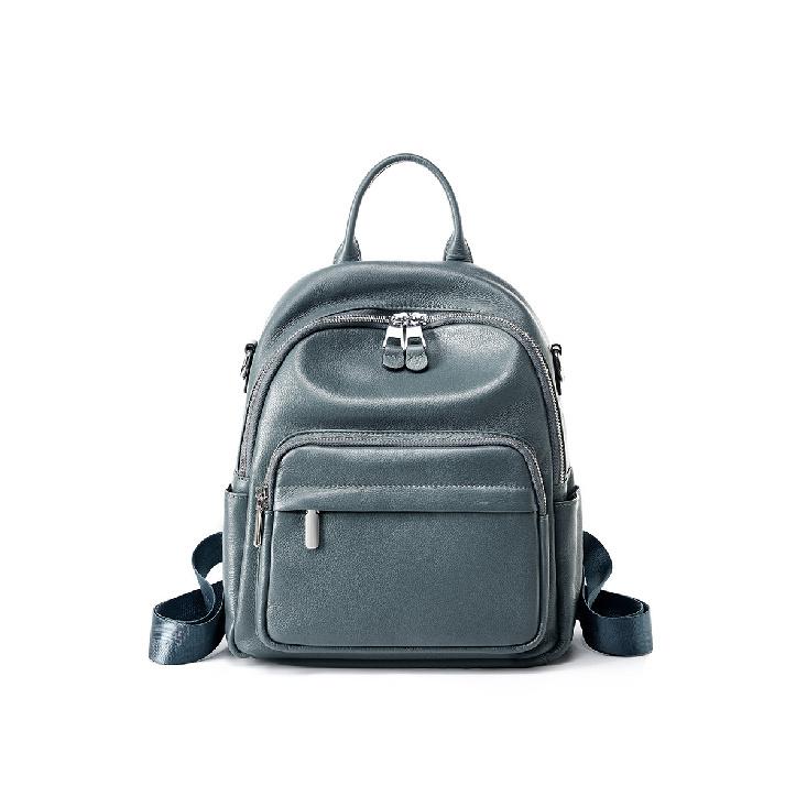 Large Capacity Commuter Women's Bag 2025 New Versatile Backpack Top Layer Cowhide Soft Leather Travel Backpack Genuine Leather Women's Bag