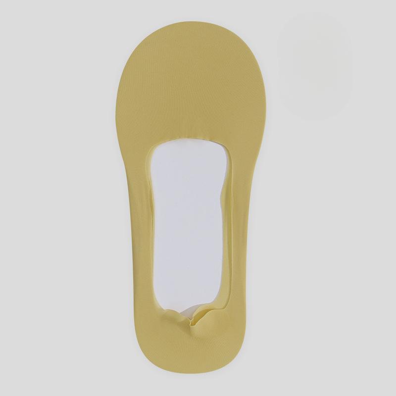 

Женские весенне-летние однотонные носки-следки с влагопоглощением и воздухопроницаемостью, с мелким вырезом, невидимые, силиконовые, противоскользящие, не спадают. 1 pair имбирный