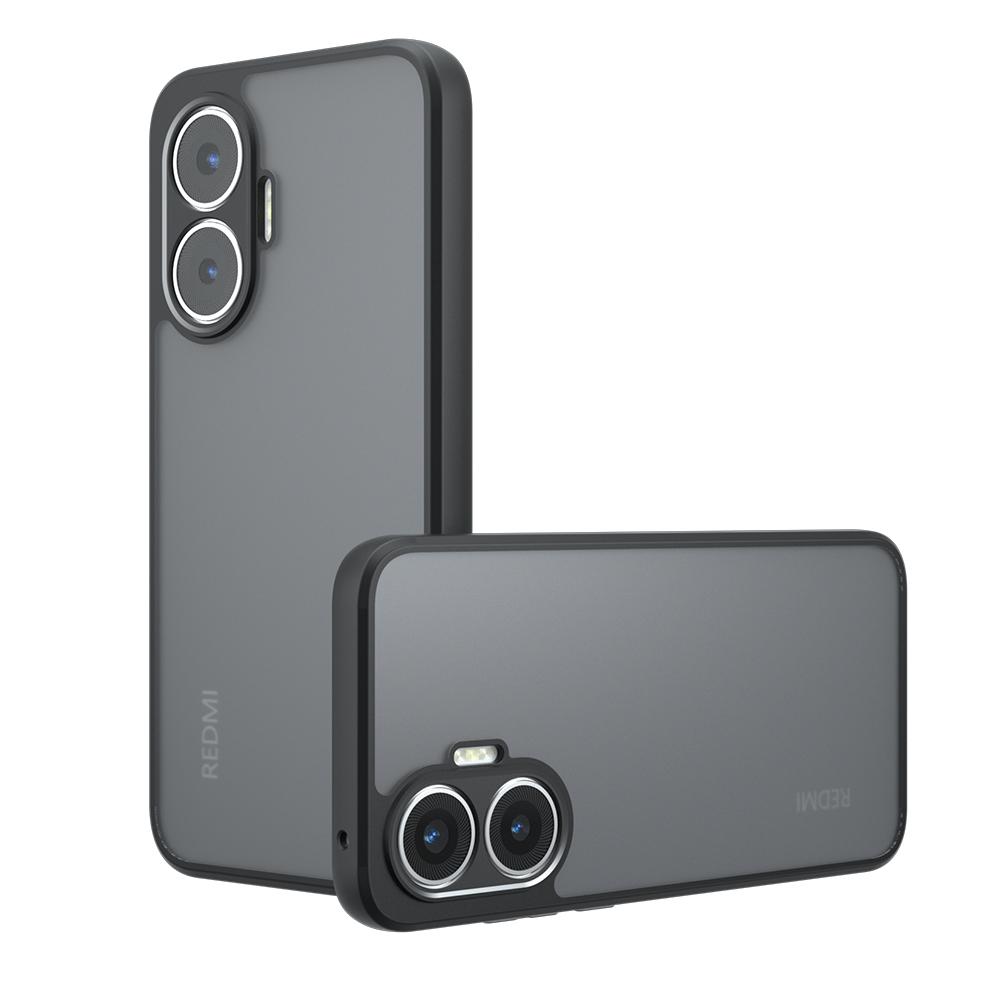 Für Xiaomi Poco F7 Hülle Abdeckung Poco F7 Capa Neu Stoßfestes Handy Bumper Rückseite Panzerung Mattiert Frostig Transparent Für Fundas Poco F7