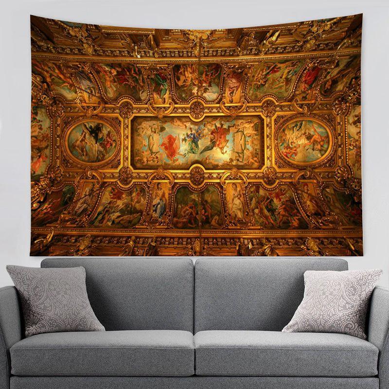 

Tapestry Christian art Sistine Chapel ceiling 75x100 чорний