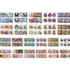 6Pcs Colorful Pattern DIY Diamond Painting Greeting Card with Envelope Diamond Art Festival Card Craft for Friend Family Lover