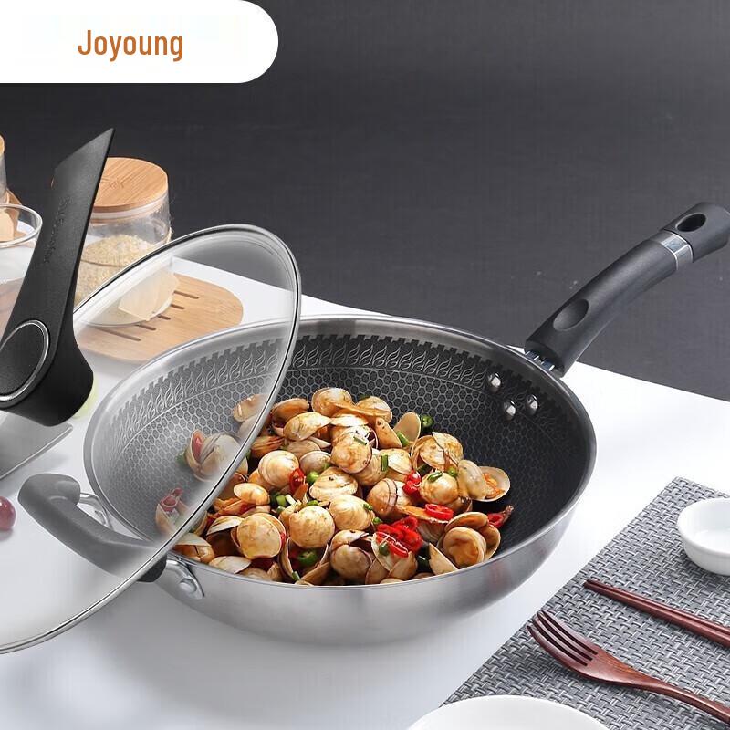 Joyoung 304 Stainless Steel Non-stick Wok