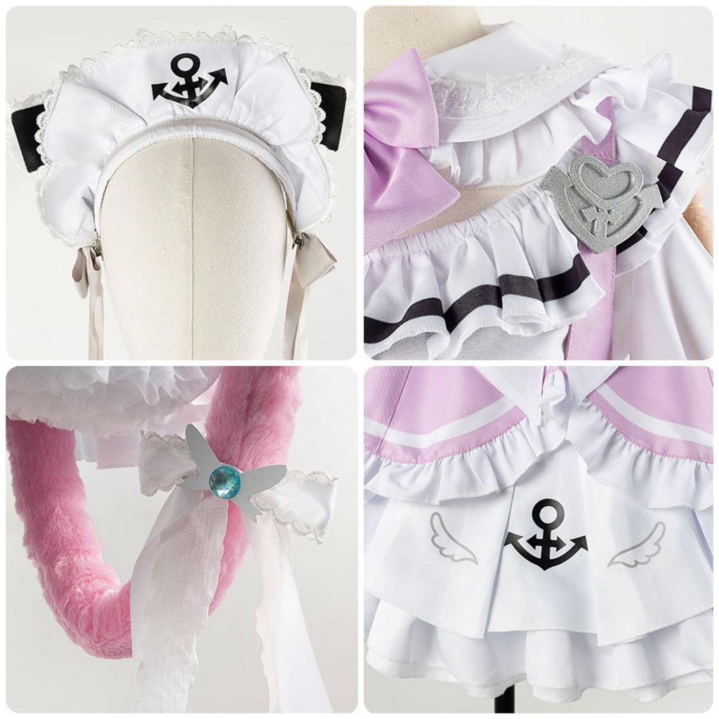 [Milky Time] Hololive Minato Aqua Cosplay Vtuber Halloween New Costume Maid