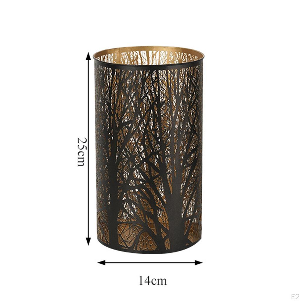 Lysestake Stativ Metall Lysestake Dekorativ Blomsterpotte Dekorasjon