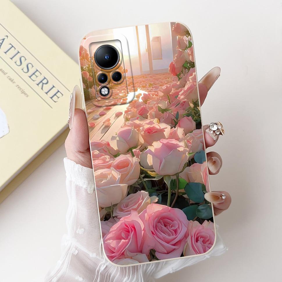 For Infinix Note 11 Case Lovely Cartoon Animal ShockProof Back Cover For Infinix Note 11 Note11 Fundas X663 X663B Phone Shell
