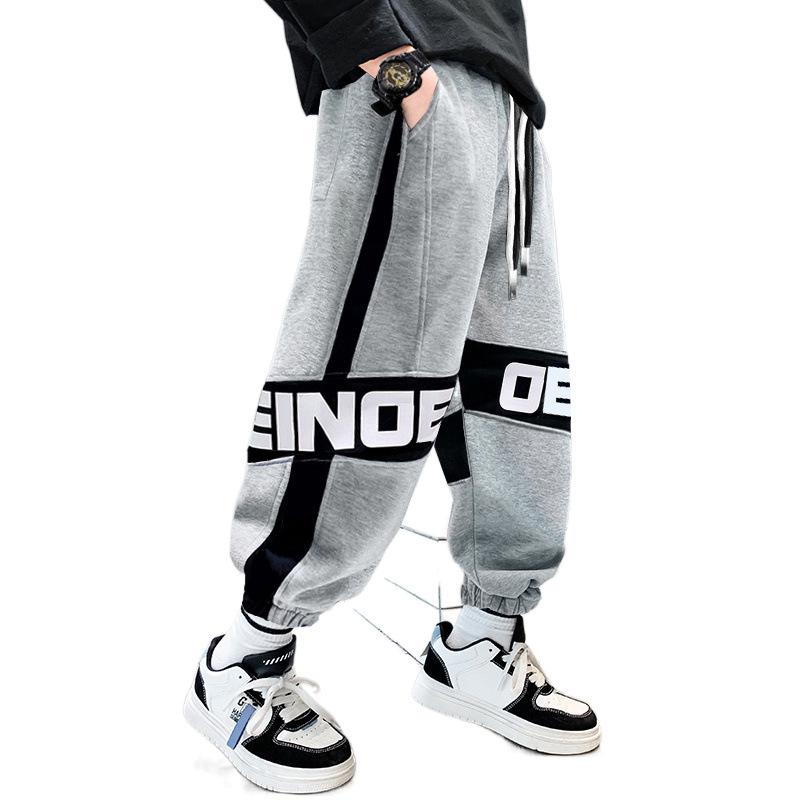 Ubrania chłopięce Wiosna Jesień Chłopięce Spodnie Sportowe Dziecięce Spodnie Dresowe Blok Kolorów Casualowe Spodnie Odzież Dziecięca