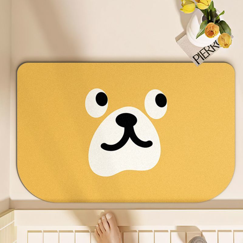 Kreskówkowy uroczy dywanik podłogowy do łazienki miękki dywanik chłonny z ziemi okrzemkowej gospodarstwo domowe toaleta drzwi toaletowe antypoślizgowa szybkoschnąca podkładka pod stopy