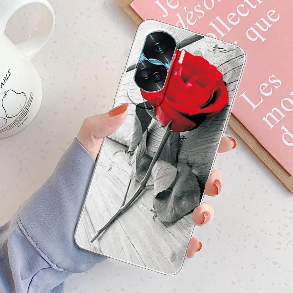 For Honor 90 Lite Case Coque For Honor 90 Pro Shockproof Cover Soft Silicone Clear Phone Case For Huawei Honor 90 Bumper Fundas