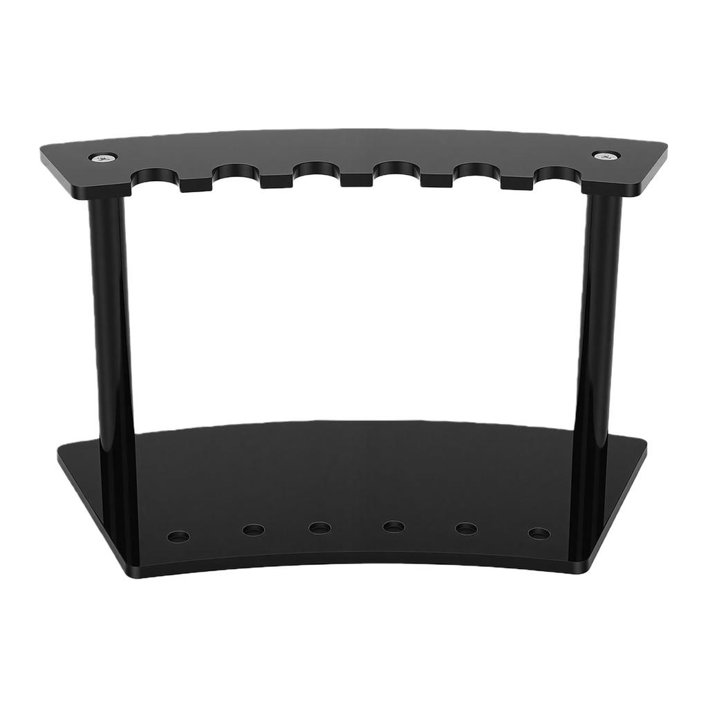 Acrylic Dart Holder Holds 6 Fully Assembled Steel Or Soft Tip Darts Compact Tabletop Display Rack for Dart Storage and