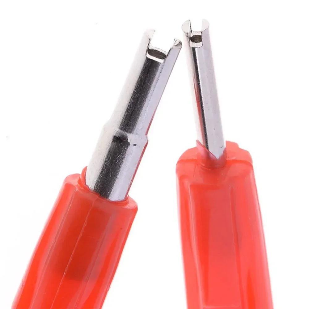 Screwdriver Valve Core Tool Car Tire Valve Stems Remover Screwdrivers Truck Wheel Repair Tool Dual Use
