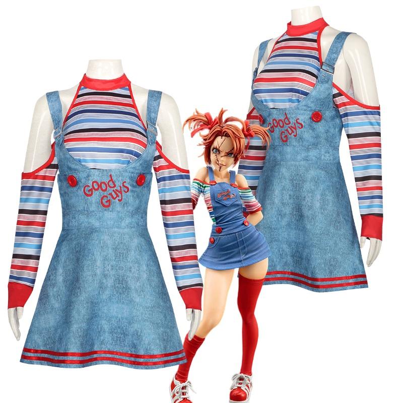 Women's Sweet Dada Circus Clown Costume For Halloween Cosplay Anime Role Play