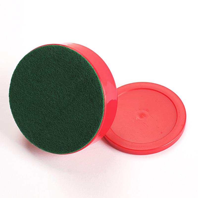 2 Pcs/Set 75mm Air Hockey Table Felt Pusher With 63mm  Mallet Goalies