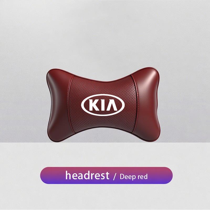 Car Headrest Auto Breathable Seat Neck Pillow Accessories For KIA EV6 Stinger RIO Sorento Picanto Ceed Borrego Syros K4 K5 K8 K9