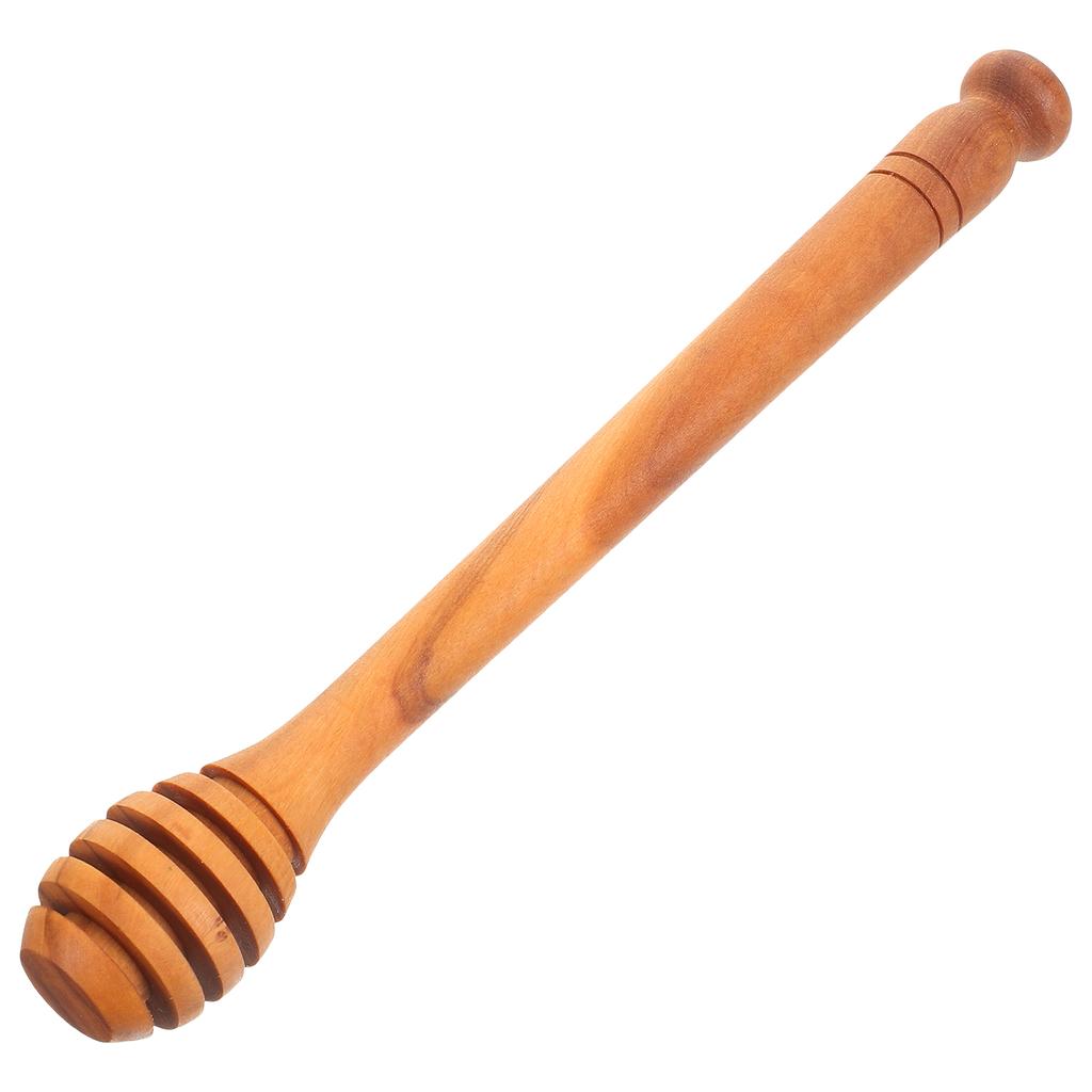 Olive Wood Honey Dipper Stick Portable Stirring Rod for Mixing Honey Sugar Cream Reusable Safe Perfect for Coffee Tea for Cafe