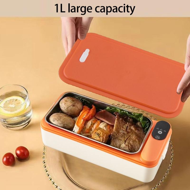 Battery Powered USB Charging Electric Lunch Box With Double Mode Heating And Insulation For Car Use
