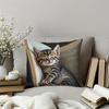 Modern Square Pillow Cover 18X18 Inches One-Sided Cushion Case Home Decorative Throw Pillow Cover Living Room Accent