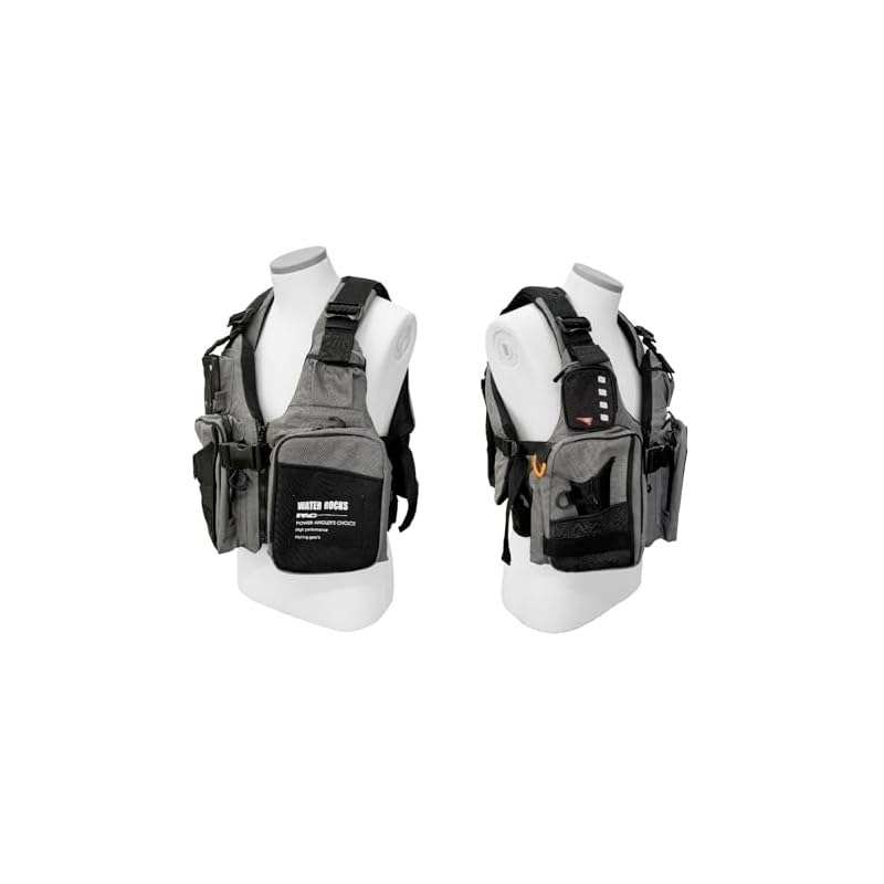 Water Rocks Short Life Vest WRLV-3137-03 Charcoal F