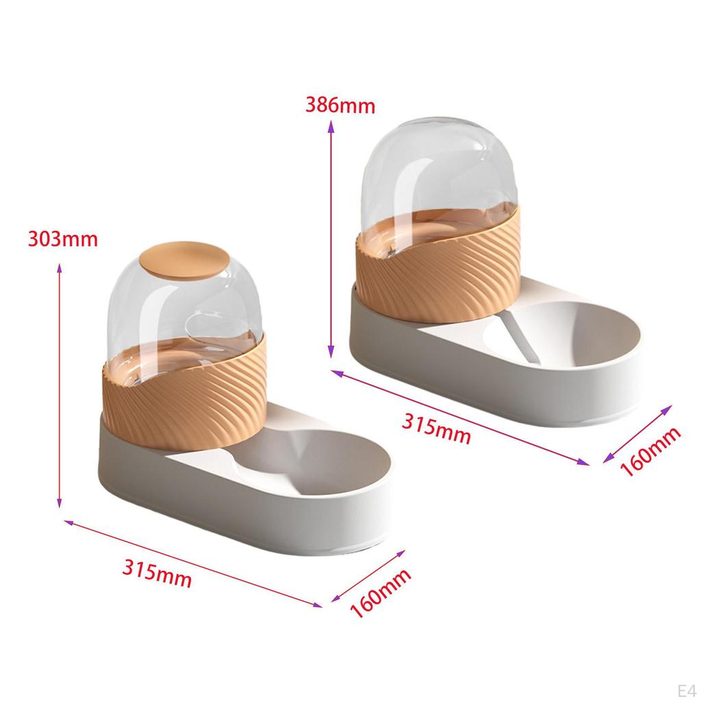 2 in 1 Cat Food Water Dispenser, Automatic And Watering Set for Pets