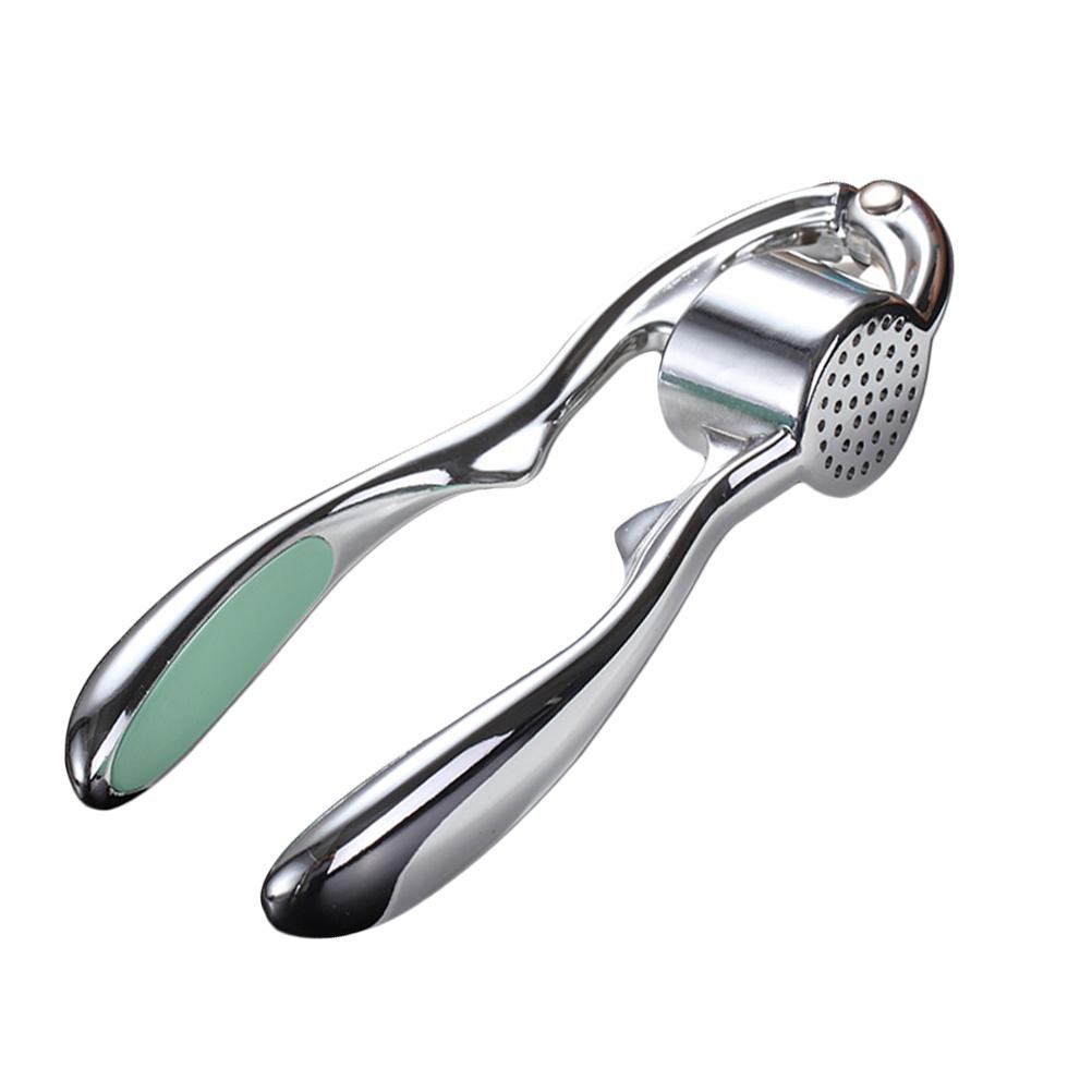 Garlic Press Zinc Alloy Arc Design Tool For Crushing Minced Garlic Easily Squeezer Mincer Machine