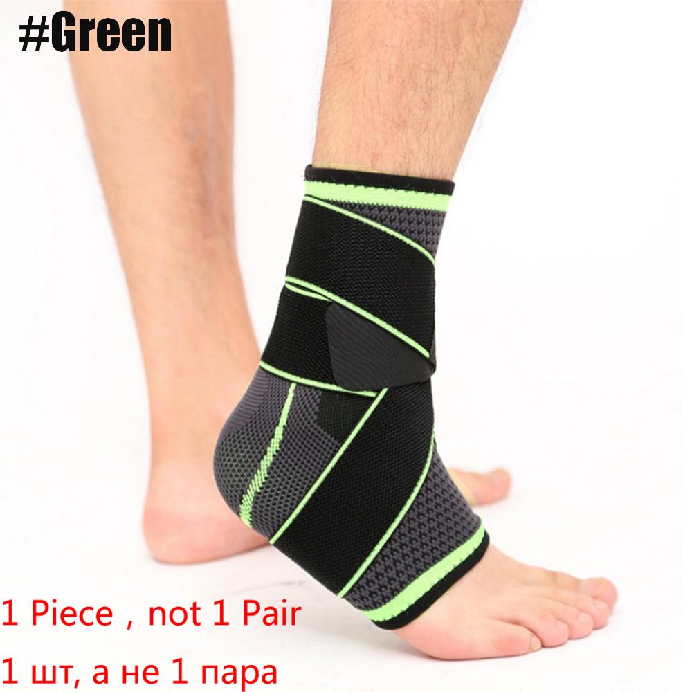 1 PC Athletic Ankle Brace Compression Strap Sleeves Support Pressurized Elastic Bandage Foot Guard Gear Gym Fitness Accessory