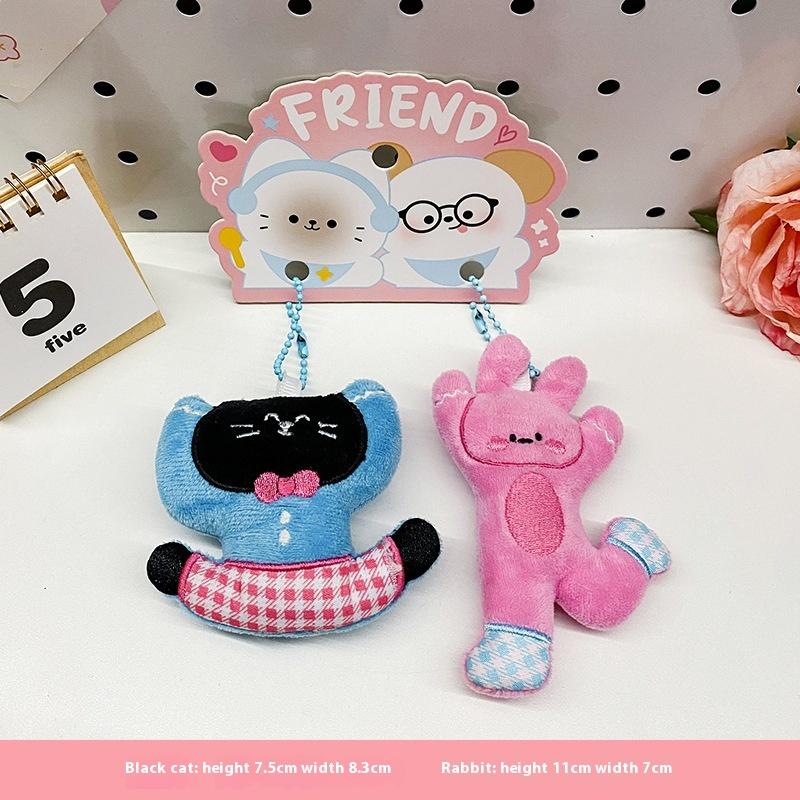 

1/2Pcs Cute Creative Small Animals Plush Keychain Squeaking Doll Pendant Car Key Ring Backpack Decoration Accessories Gifts