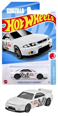 Hot Wheels Basic Car Nissan Skyline Years Old and HXP94 GT-R (BCNR33) [Mini Car] [3 Up]