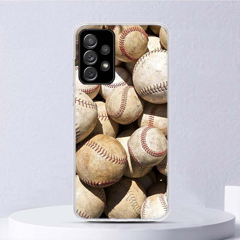 Baseball Sport Soft Case For Samsung Galaxy A17 A16 A26 A36 A56 A15 A14 A13 A55 A54 A53 Phone Cover A25 A35 A24 A34 A23 A33 A05S