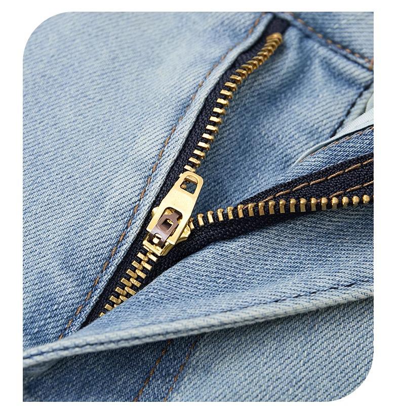 Women's Summer 2024 High-Waist Retro Slim Straight-Leg Wide Jeans