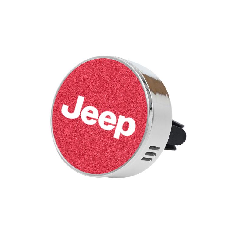 For Jeep Car Air Freshener Perfume Clip Aromatherapy Diffuser For Jeep Grand Cherokee Wrangler JK Gladiator Compass Renegade