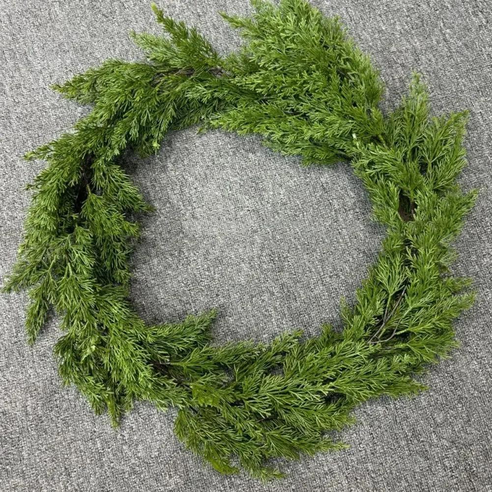 

Green Artificial Pine Garland Festive Garland Elegant Christmas Decor Flexible Garlands Indoor Outdoor Decoration China Mainland