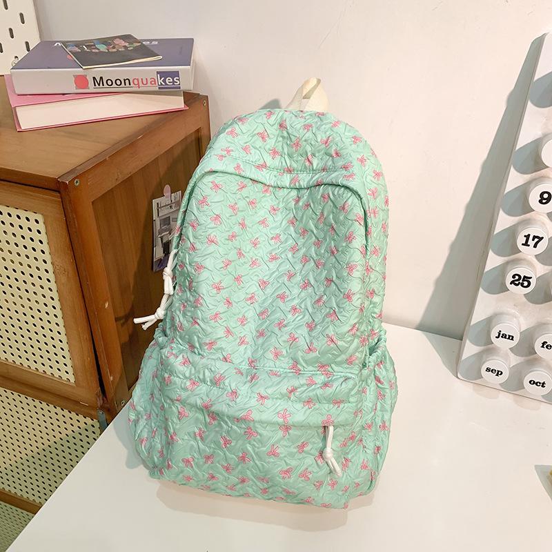 New schoolbag female college student commuting light backpack backpack large capacity bag high school senior sense