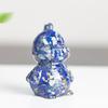 Zodiac Chicken Resin Craft Figurine With Crystal Filling For Home Decor And Gifting